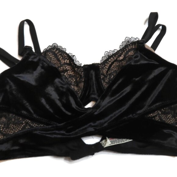 Free People Aurora Longline Underwire Bra Small Black Combo New NWT - Picture 1 of 3